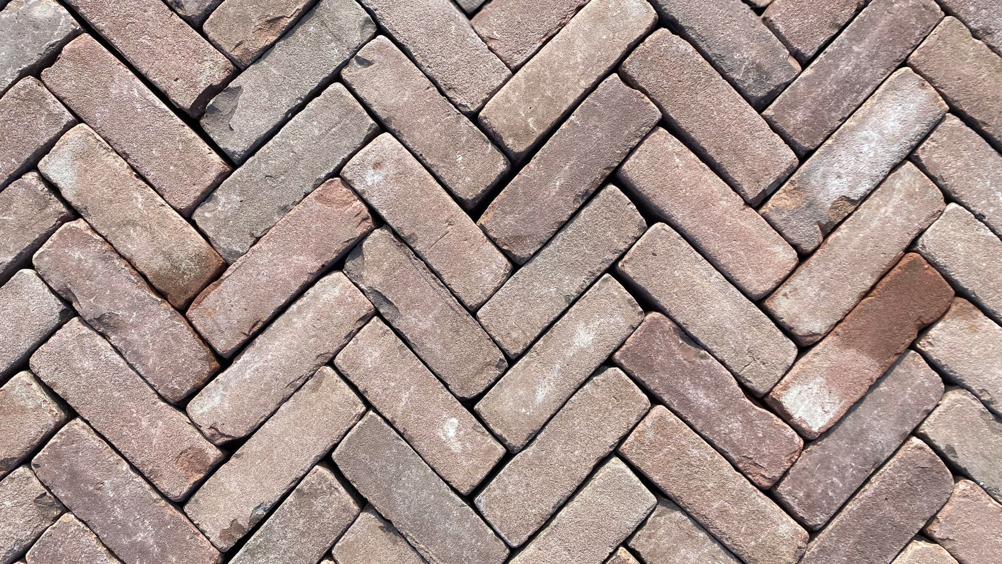 Gebakken dikformaat jong gebruikt Rood/Paars (los gestort)