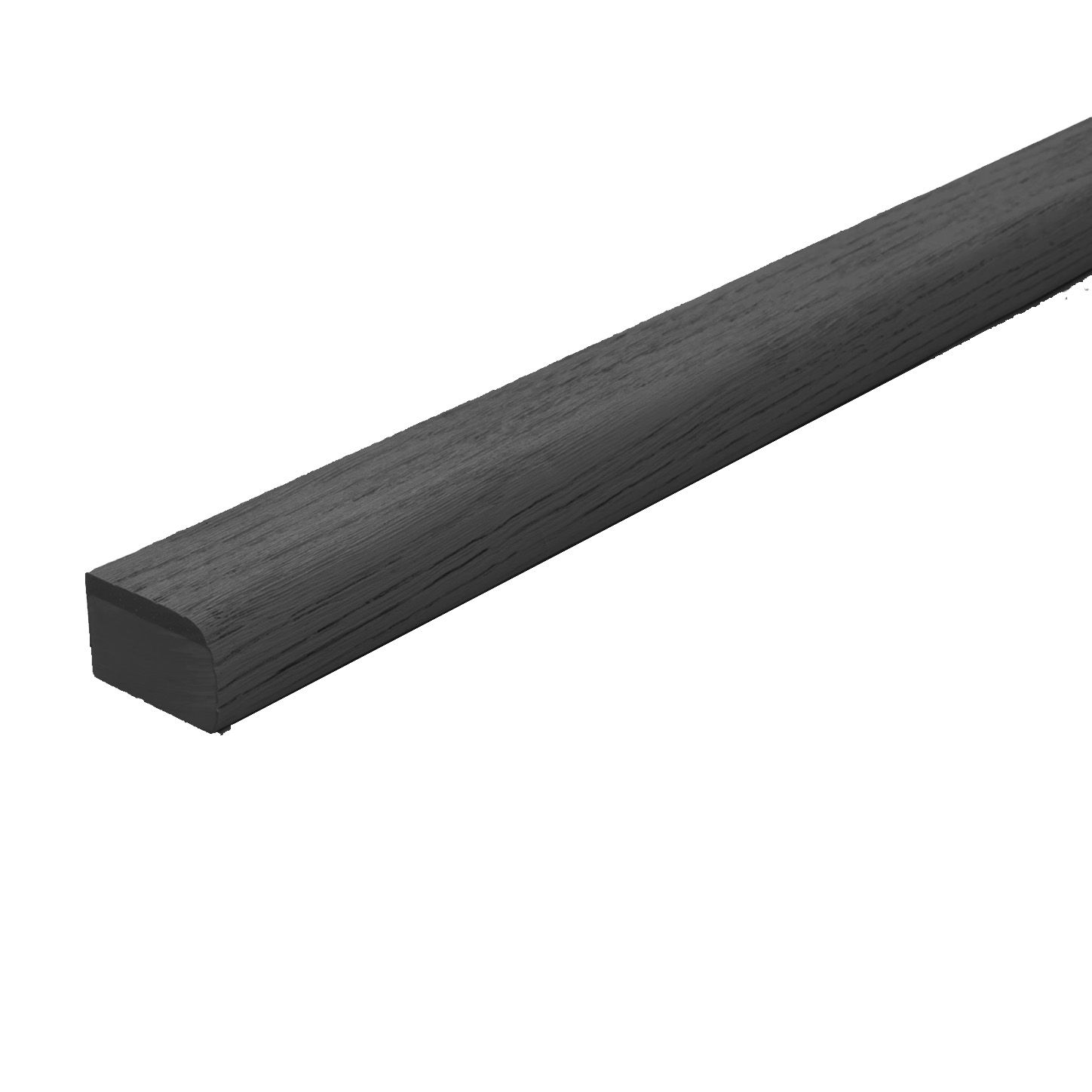 Millboard bullnose Edging Flexible 3,2x5x240cm Ebony Grey (buigbaar randprofiel)