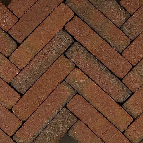 Art Bricks Waalformaat 5x20x6,5cm fabritius rood/bruin