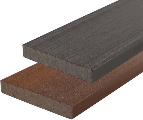 Gardendecking composiet kantplank 2,3x13,8x300cm brown wood